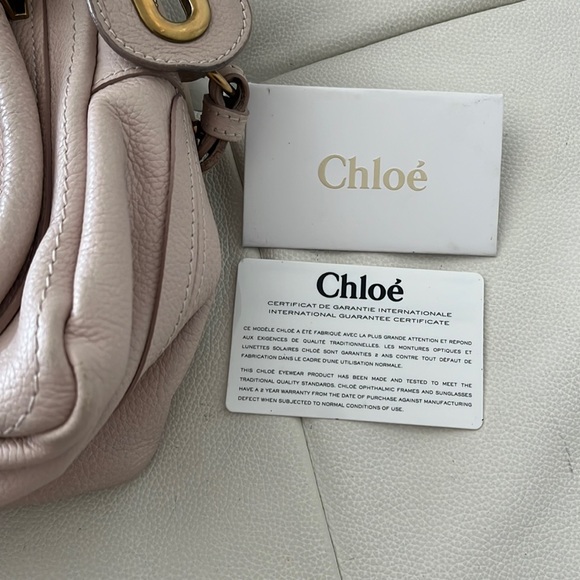 CHLOE SMALL PARATAY BAG IN ANEMONE PINK - Picture 4 of 12